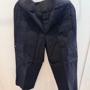 Chico's Woman’s Black Cargo Pants Size 2.5